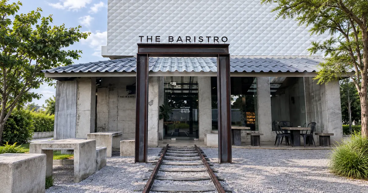 チェンマイ駅近くのThe Baristro at Train Station外観